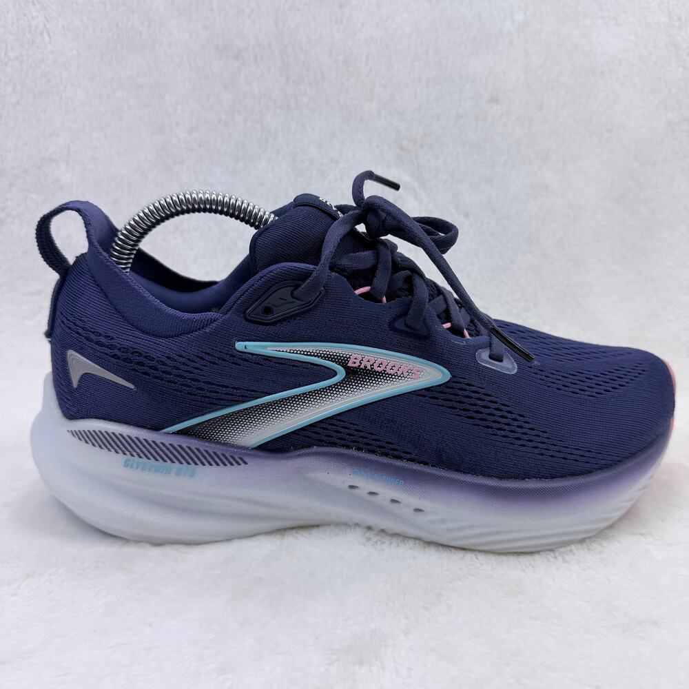 Brooks Glycerin GTS 22 Womens Running Shoes Blue Ribbon Peacoat Size 9 Support